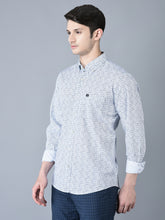 Load image into Gallery viewer, CANOE MEN Casual Shirt Off White Color Cotton Fabric Button Closure Printed
