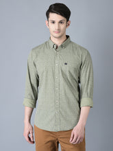 Load image into Gallery viewer, CANOE MEN Casual Shirt Lt. Green Color Cotton Fabric Button Closure Printed
