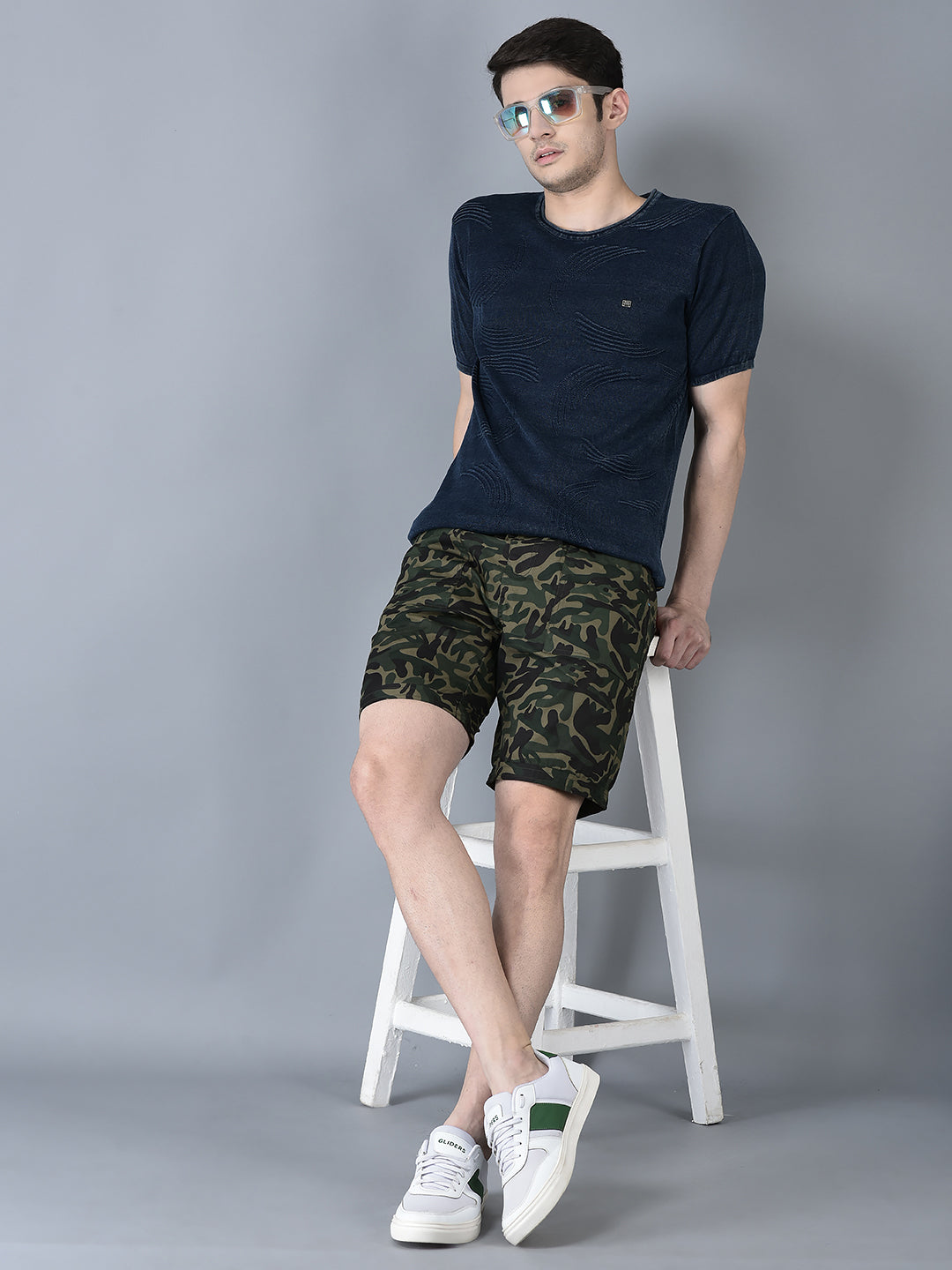 Canoe Men Elasticated Closer Utility or Military Inspired Urban Short