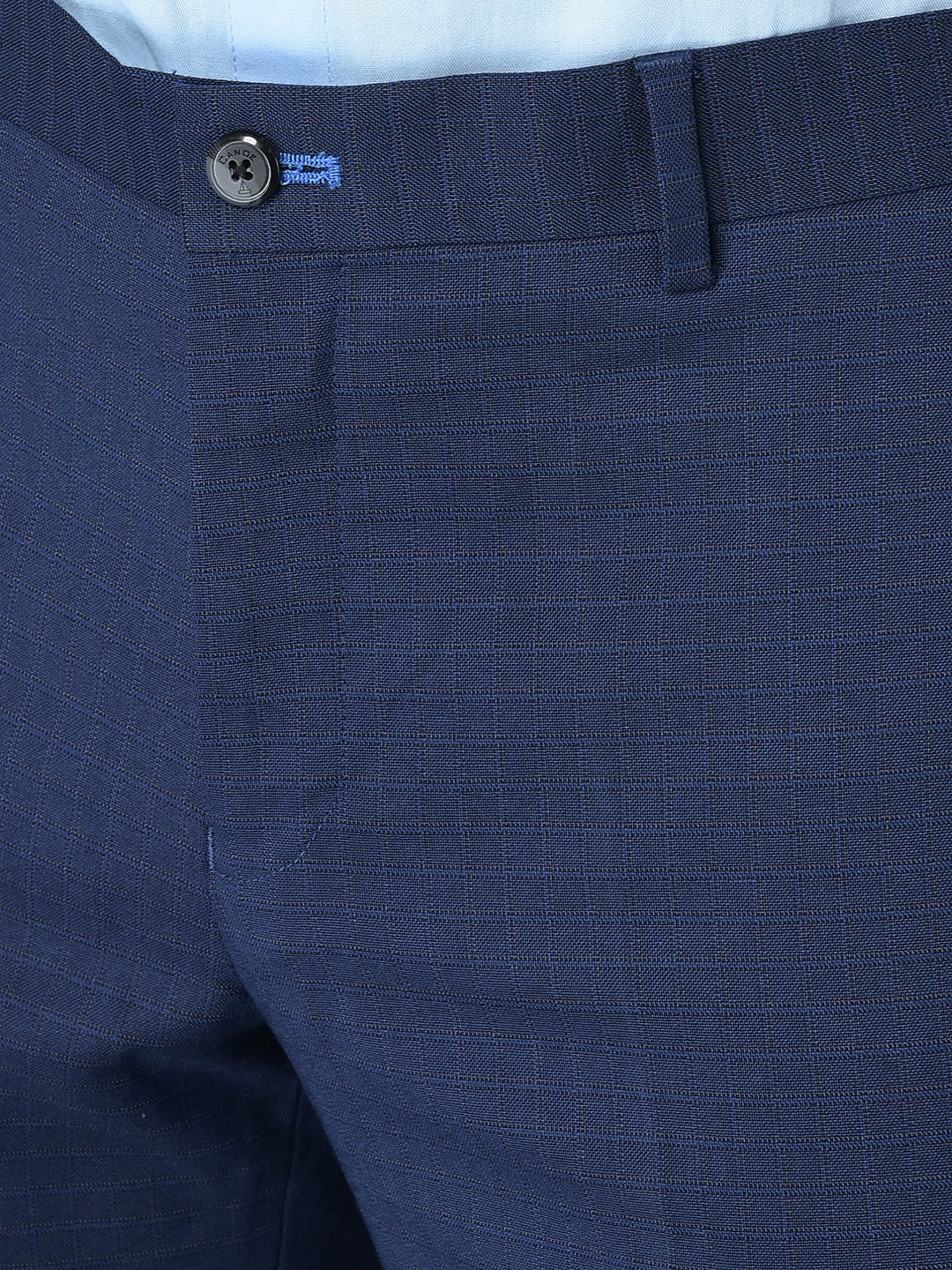 CANOE MEN Formal Trouser  BLUE Color