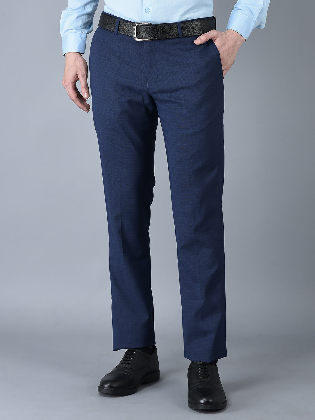 CANOE MEN Formal Trouser  BLUE Color