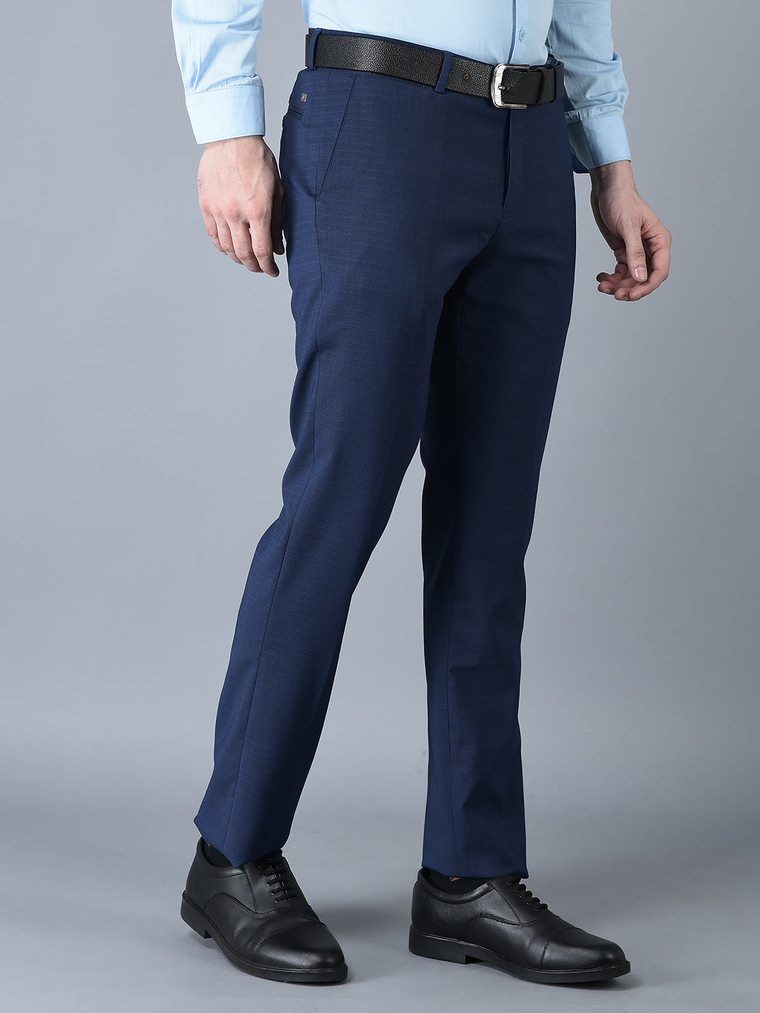 CANOE MEN Formal Trouser  BLUE Color