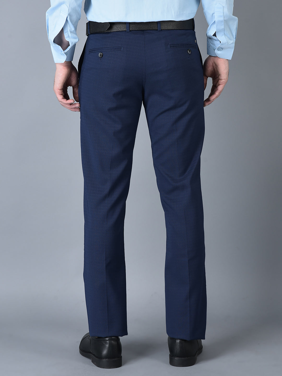 CANOE MEN Formal Trouser  BLUE Color