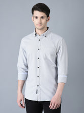 Load image into Gallery viewer, CANOE MEN Casual Shirt Grey Color Cotton Fabric Button Closure Solid

