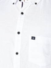 Load image into Gallery viewer, CANOE MEN Casual Shirt White Color Cotton Fabric Button Closure Solid
