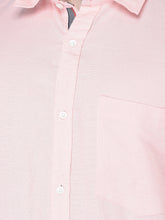 Load image into Gallery viewer, CANOE MEN Casual Shirt Peach Color Cotton Fabric Button Closure Solid
