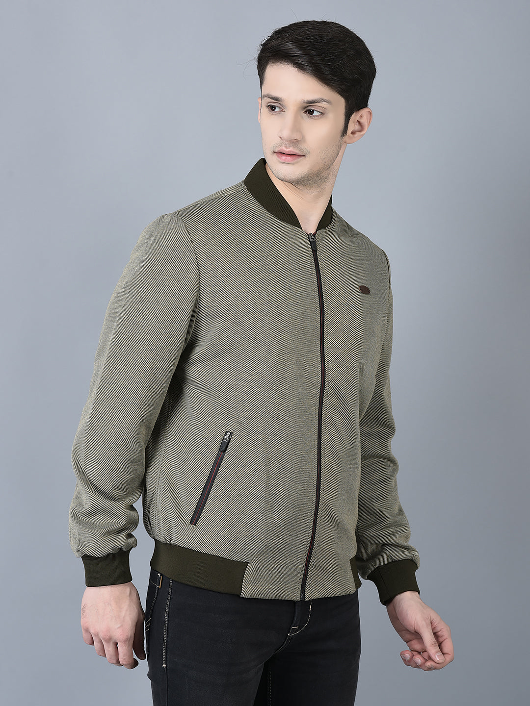 Canoe Men Full Sleeve Bomber Jacket