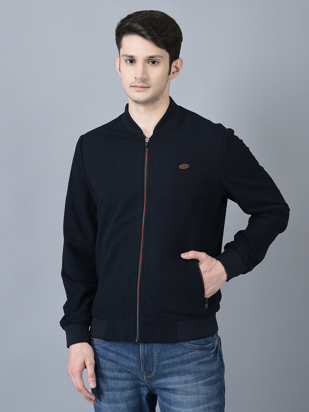 Canoe Men Full Sleeve Bomber Jacket