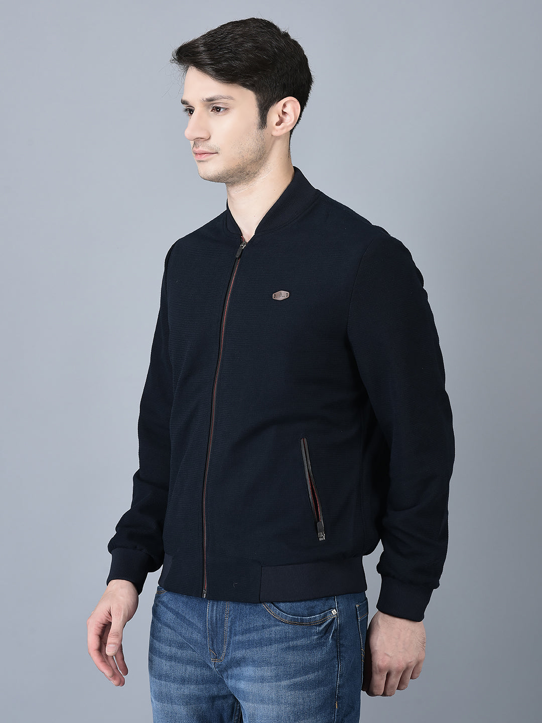 Canoe Men Full Sleeve Bomber Jacket