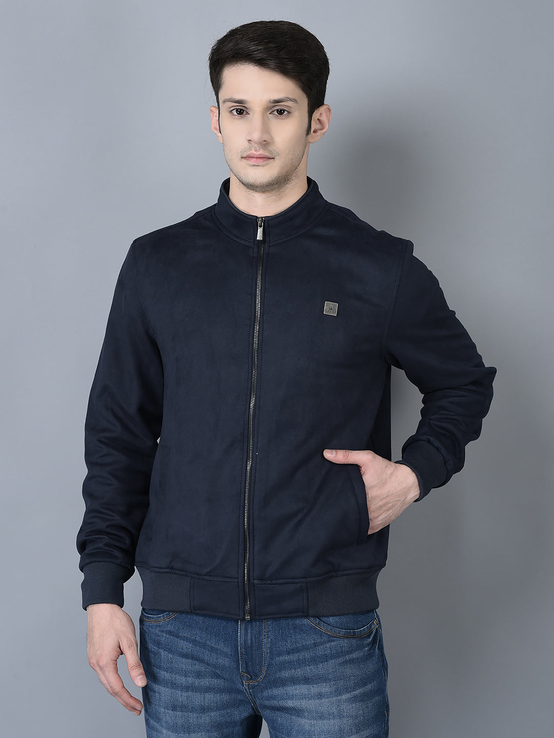 Canoe Men Full Sleeve Bomber Jacket