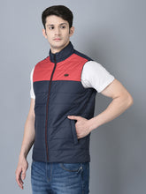 Load image into Gallery viewer, CANOE MEN Bomber Jacket  Blue/Red Color
