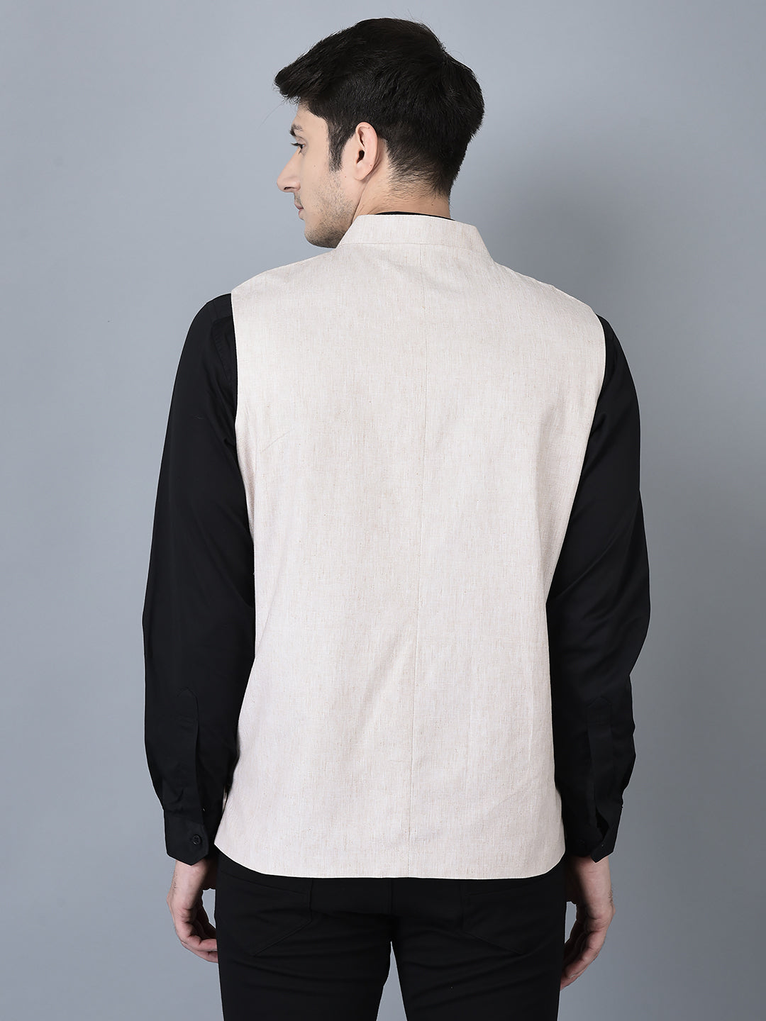 CANOE MEN Casual Waistcoat  Beige Color