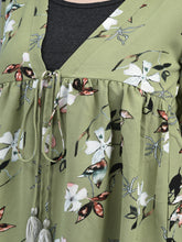 Load image into Gallery viewer, Canoe Women Short Sleeves Regular Length Floral Print Shrug
