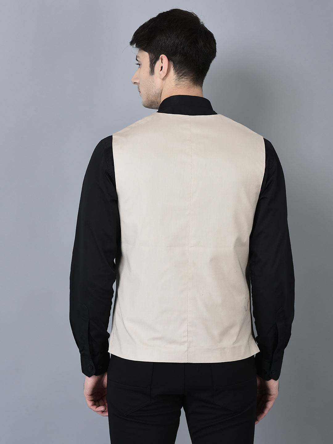 CANOE MEN Casual Waistcoat  Beige Color