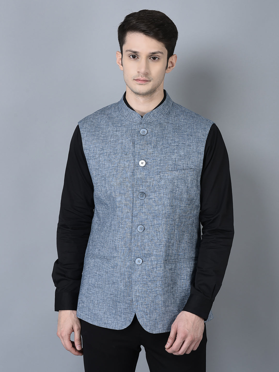 CANOE MEN Casual Waistcoat  Blue Color