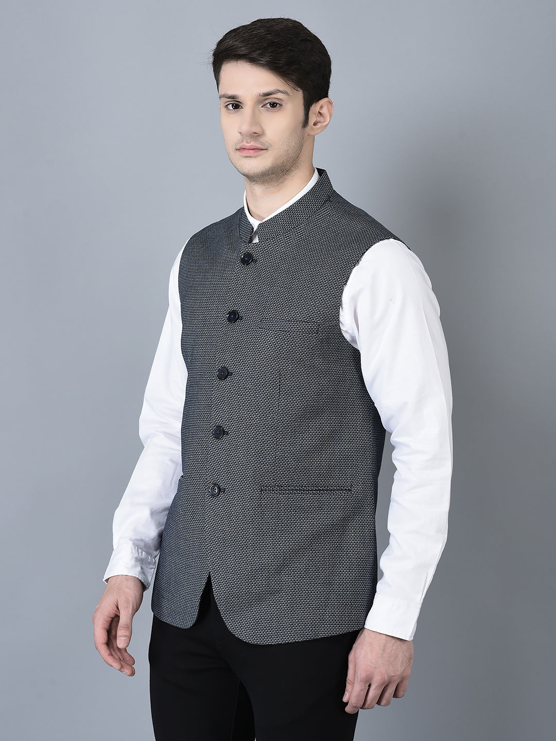 CANOE MEN Casual Waistcoat  Blue Color