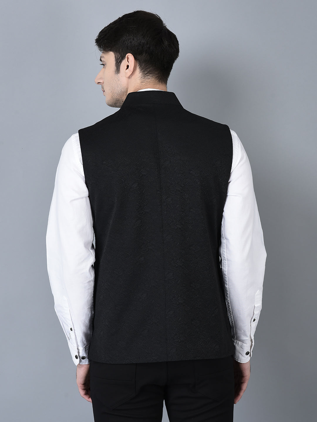 CANOE MEN Casual Waistcoat  Black Color