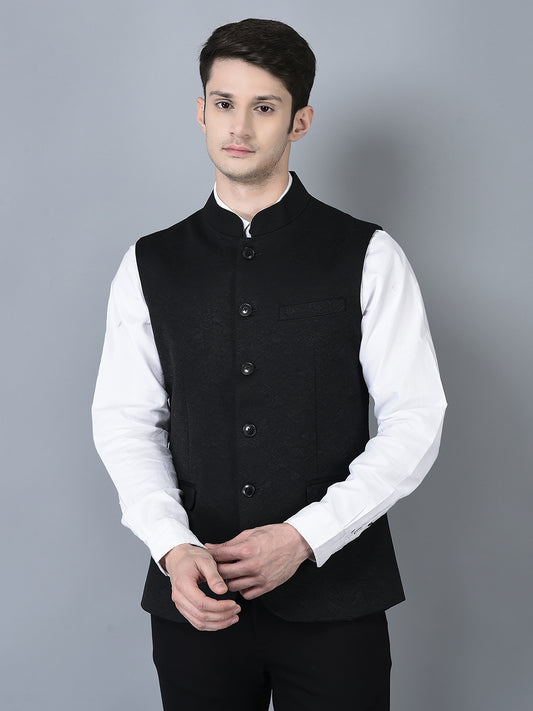 CANOE MEN Casual Waistcoat  Black Color