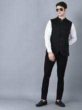Load image into Gallery viewer, CANOE MEN Casual Waistcoat  Black Color
