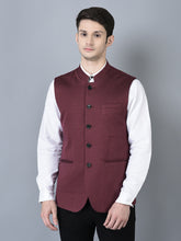 Load image into Gallery viewer, CANOE MEN Casual Waistcoat  Wine Color
