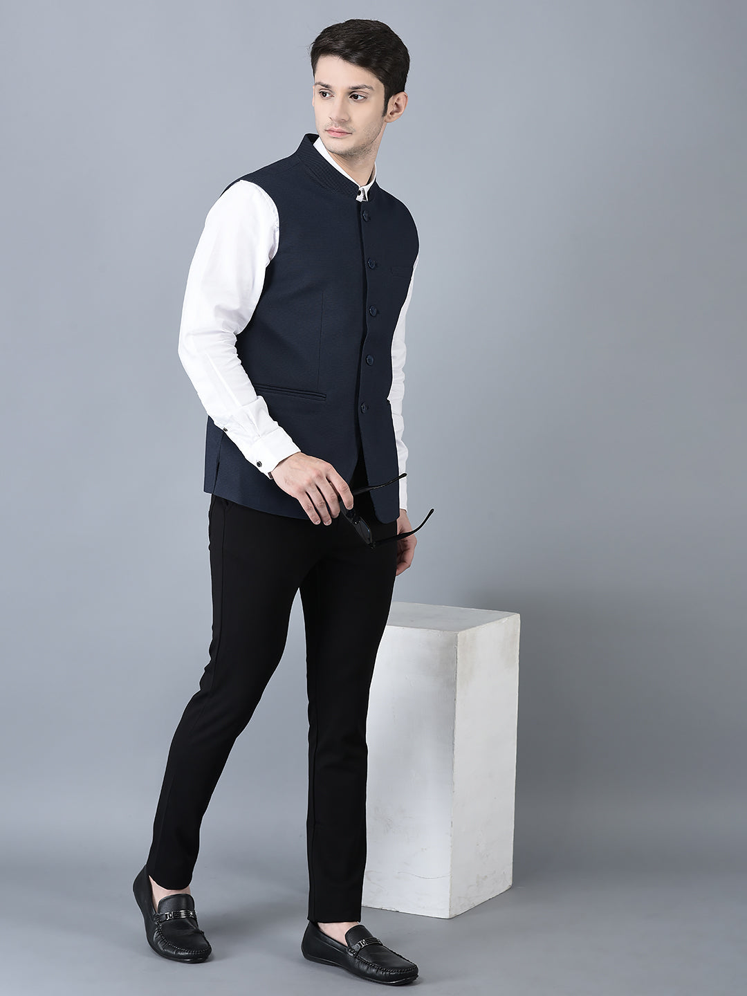 CANOE MEN Casual Waistcoat  Navy Color