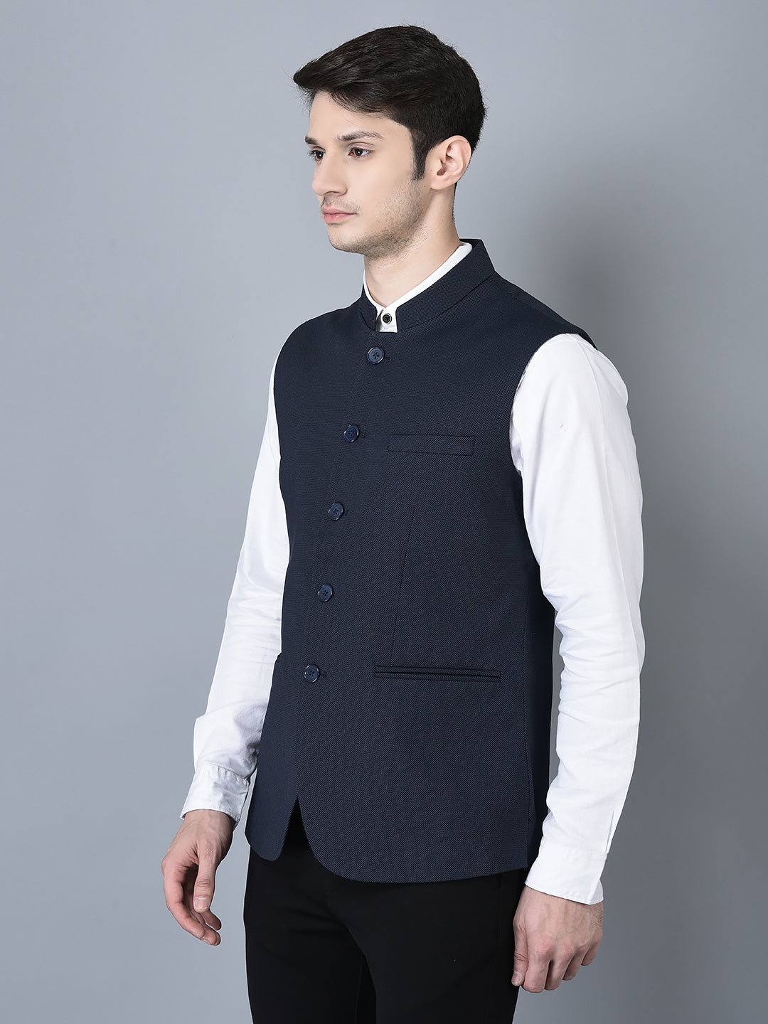 CANOE MEN Casual Waistcoat  Navy Color