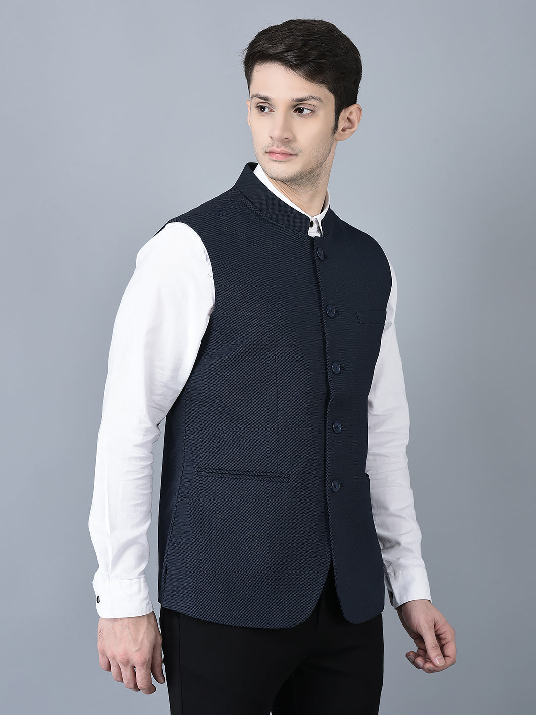 CANOE MEN Casual Waistcoat  Navy Color