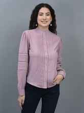 Load image into Gallery viewer, Canoe Women Round Neck Button Placket Shirt
