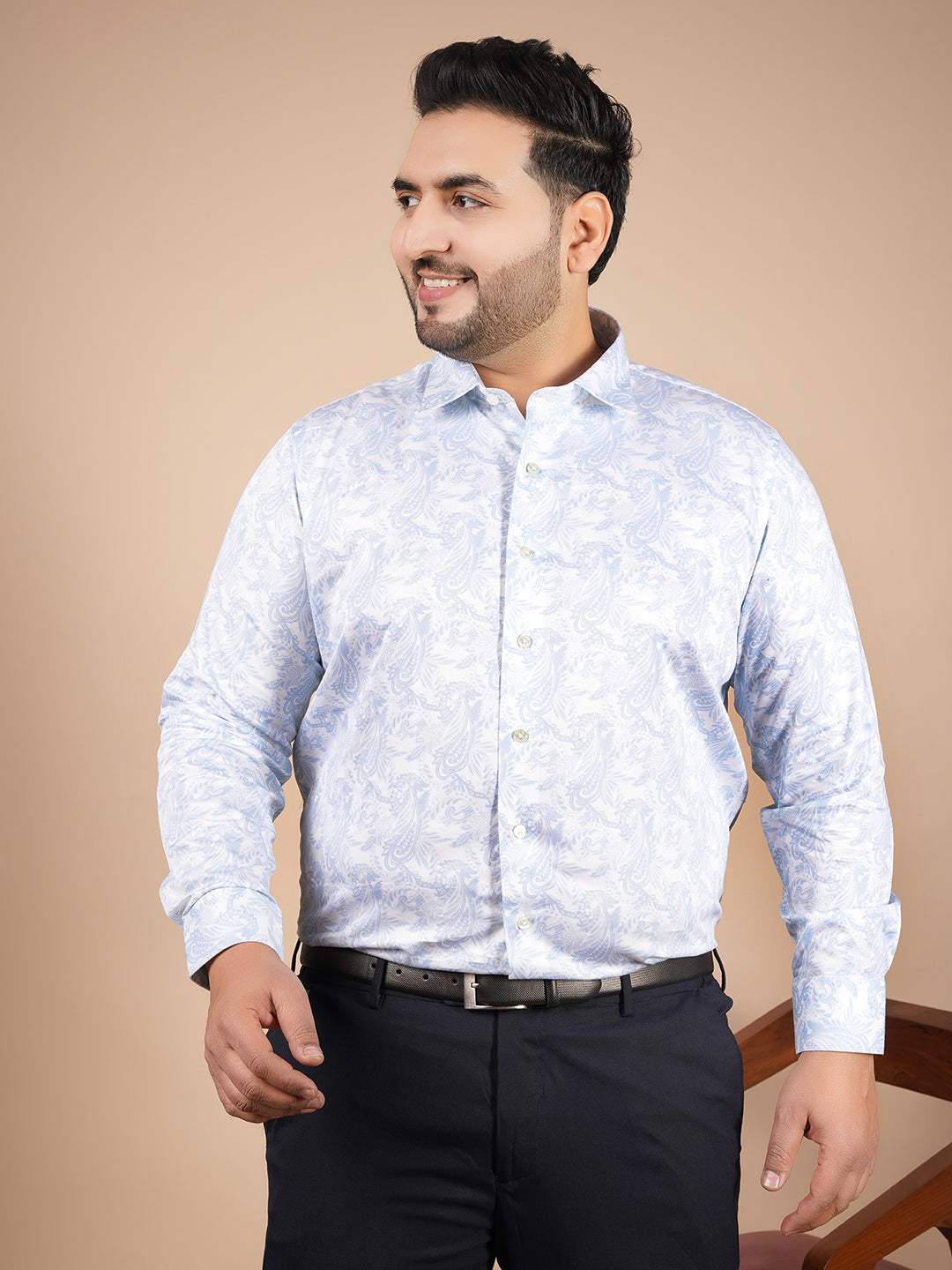 Premium 100% Cotton Printed Shirt for Men – Soft, Breathable & Stylish