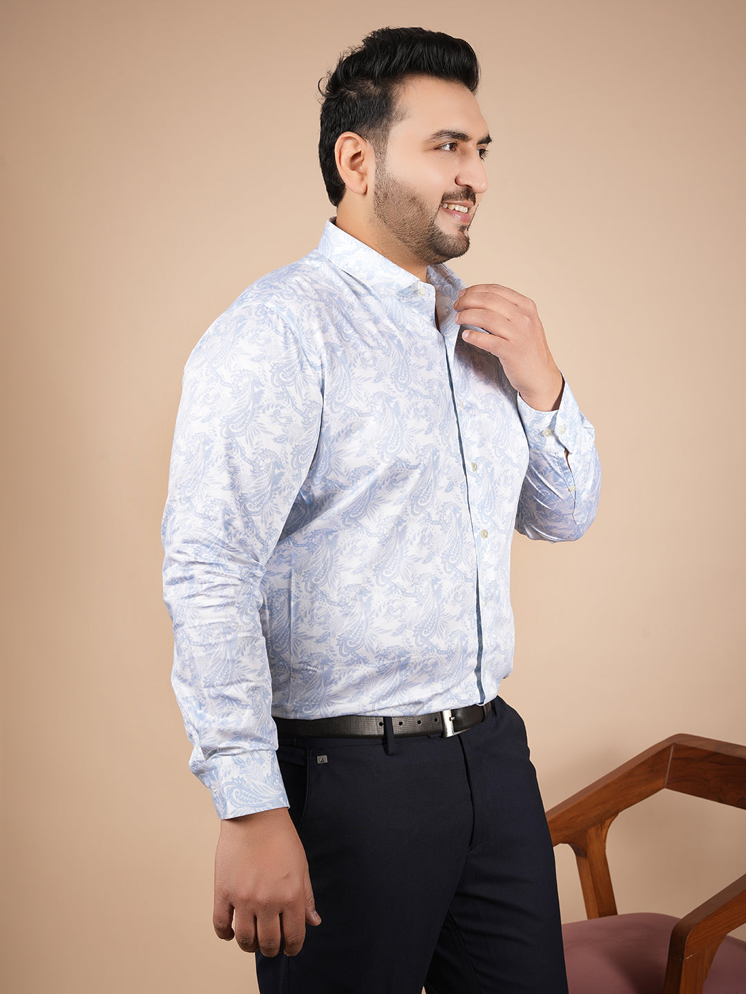 Premium 100% Cotton Printed Shirt for Men – Soft, Breathable & Stylish