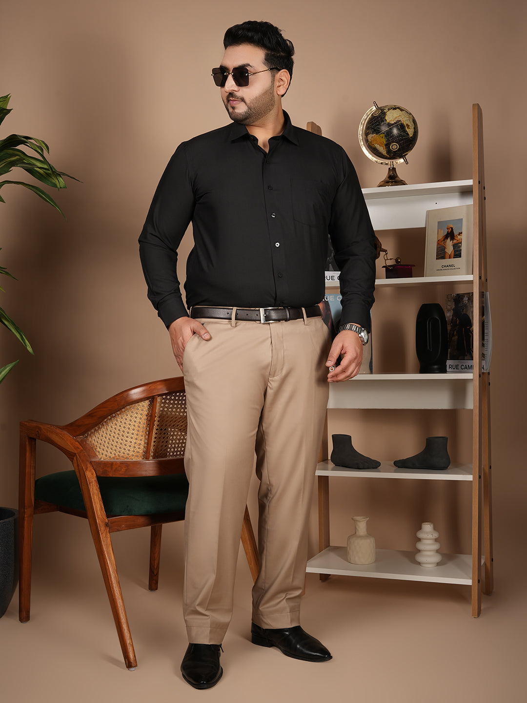 Canoe Noir Executive Shirt | Timeless Black | Luxury Tailored Formal Wear for Modern Gentlemen