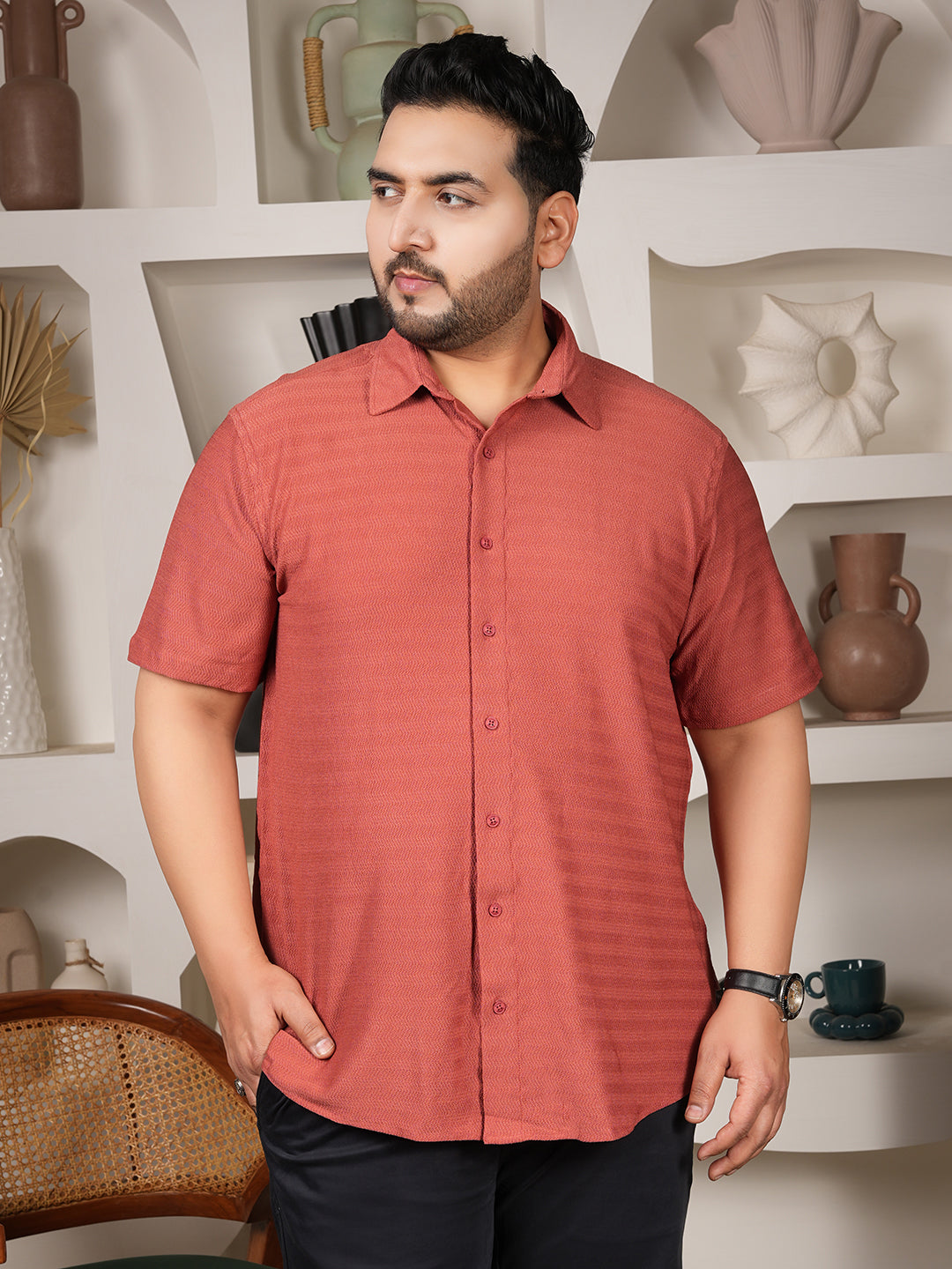 Rust Luxe Shirt – Performance Microfiber Edition