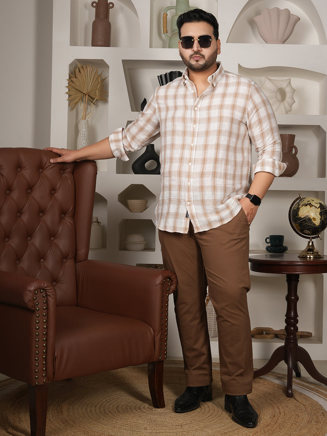 Heritage Check Luxe Shirt – Premium Microfiber Edition