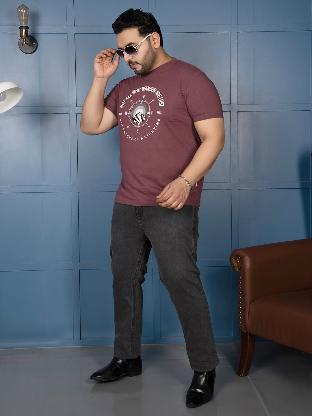 Men’s Graphic T-Shirt – Adventure Print