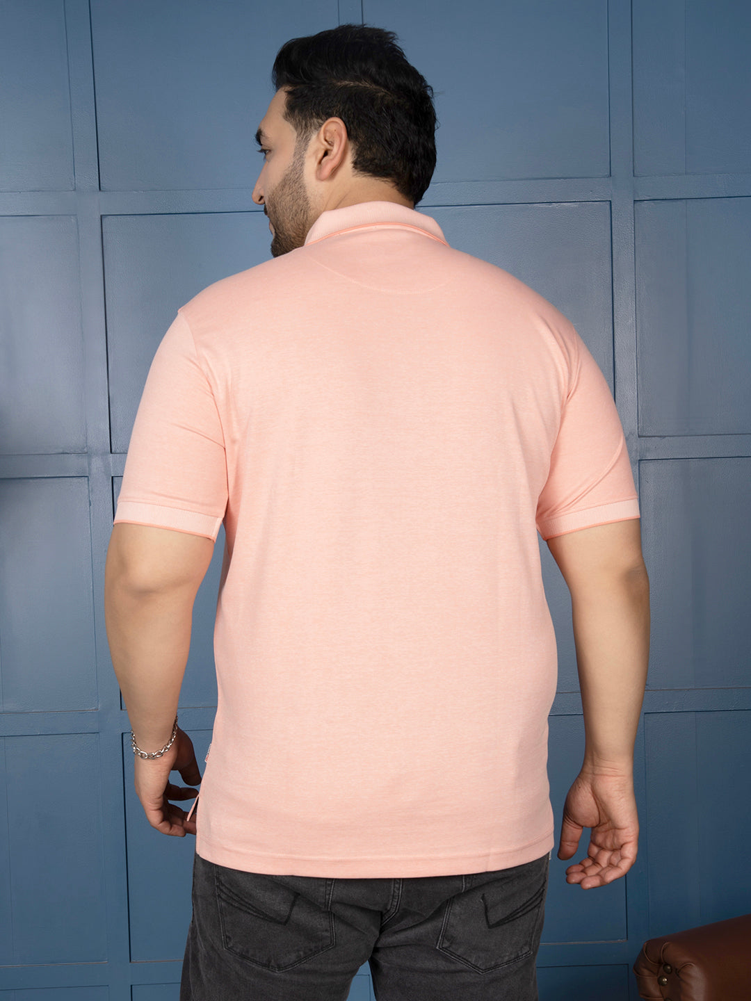 Men’s Solid Polo T-Shirt
