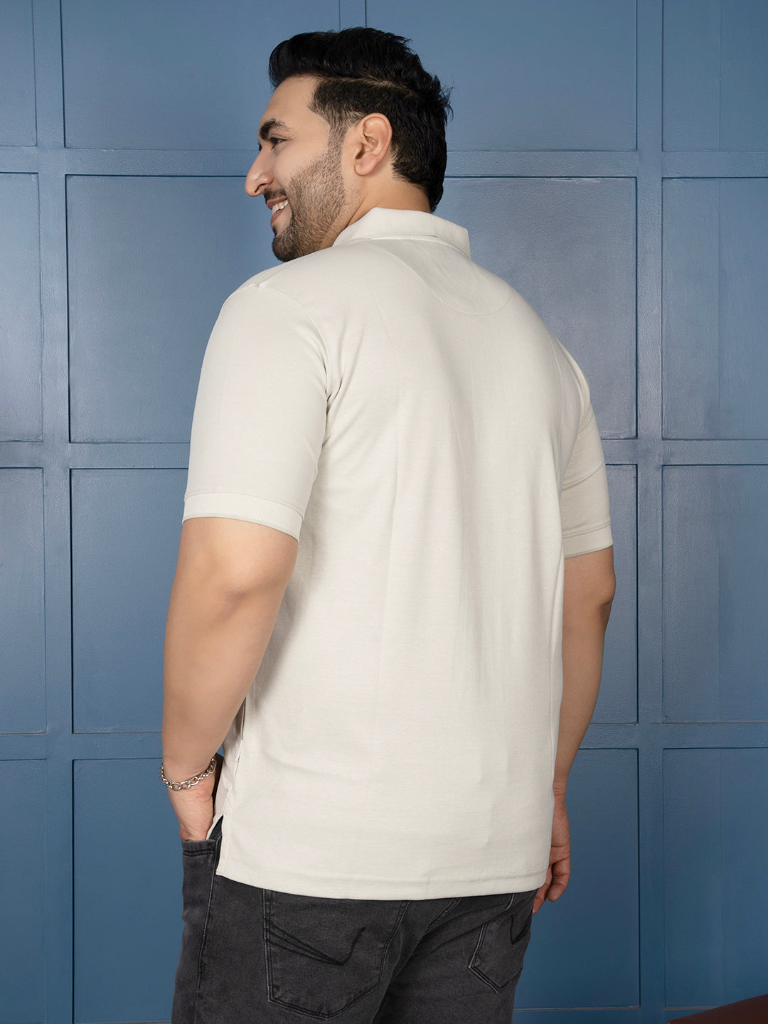Men’s Solid Polo T-Shirt