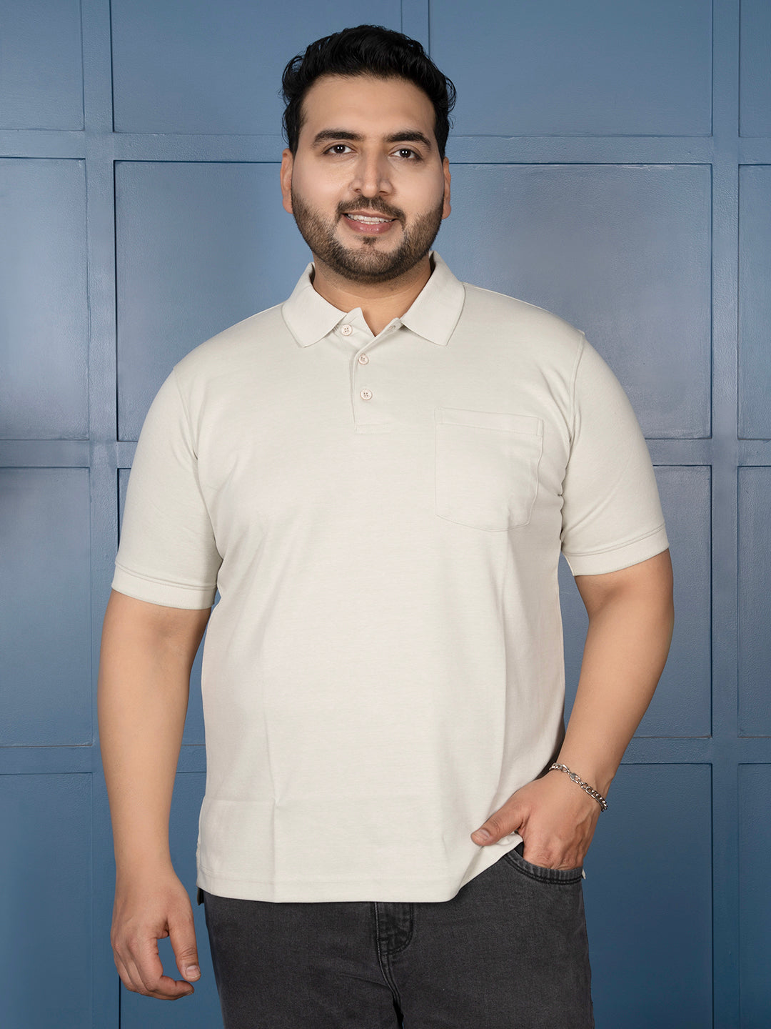 Men’s Solid Polo T-Shirt