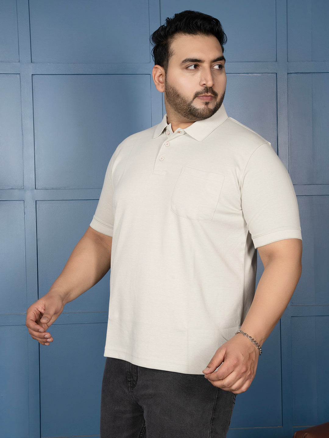 Men’s Solid Polo T-Shirt