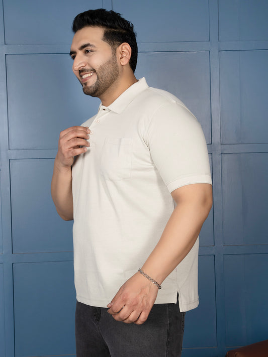 Men’s Solid Polo T-Shirt
