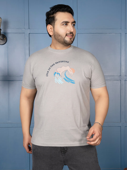 Men’s Graphic T-Shirt – Sunshine Wave Print