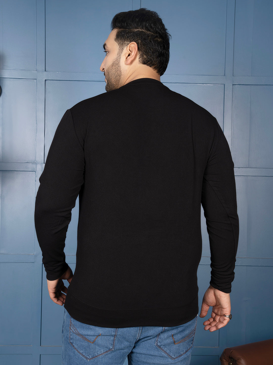 Men’s Premium Solid Full Sleeve T-Shirt – Everyday Comfort Wear