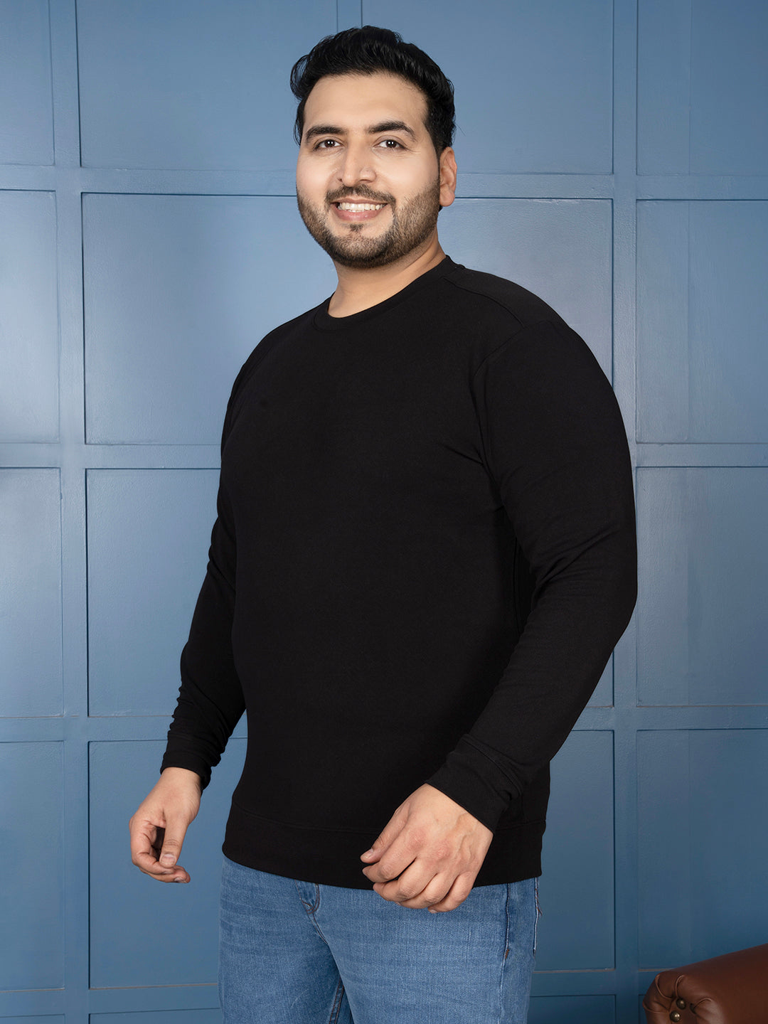 Men’s Premium Solid Full Sleeve T-Shirt – Everyday Comfort Wear