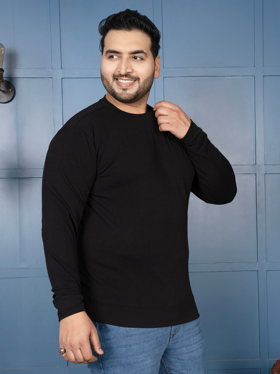 Men’s Premium Solid Full Sleeve T-Shirt – Everyday Comfort Wear