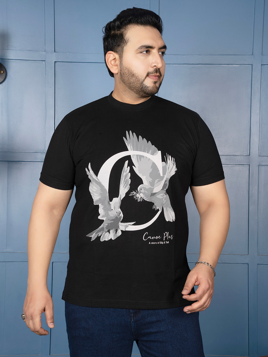 Men’s Graphic Print Casual T-Shirt – Statement Streetwear Style