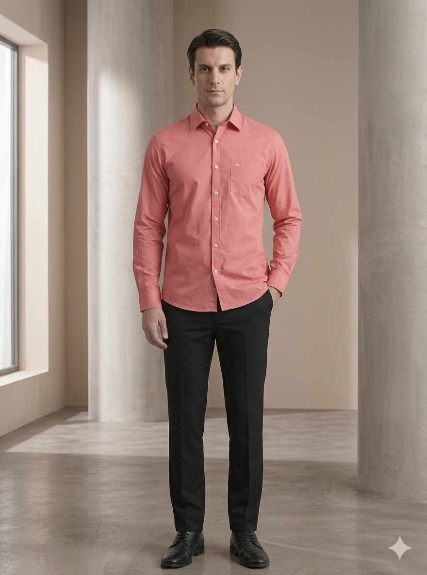 Solid Shirts: Dusty Rose Shirt by CANOE