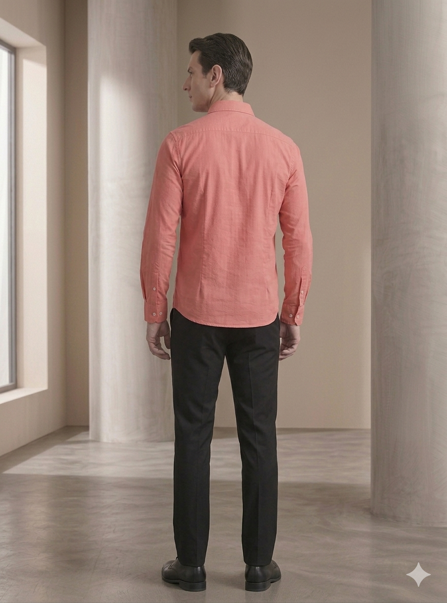 Solid Shirts: Dusty Rose Shirt by CANOE