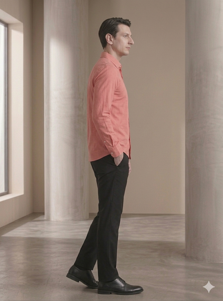 Solid Shirts: Dusty Rose Shirt by CANOE