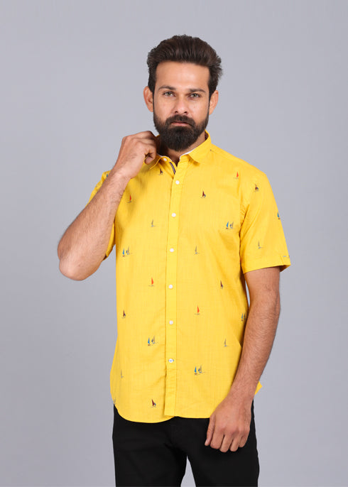 canoe cotton shirt, style shirt, half sleeve shirt, best casual shirts for men, latest shirts for men, mens shirt, gents shirt, trending shirts for men, mens shirts online, low price shirting, men shirt style, new shirts for men, cotton shirt, full shirt for men, collection of shirts, printed shirt, casual shirt, smart fit, yellow shirt, urban shirt