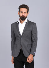 Load image into Gallery viewer, blazer for men, grey blazer for men, latest blazer for men, blazer coat, stylish blazer for men, blazer coat for men, branded blazer for men, latest blazer designs, canoe
