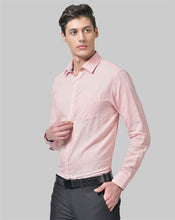 Load image into Gallery viewer, linen shirt, best formal shirts for men, latest shirts for men, mens shirt, gents shirt, trending shirts for men, mens shirts online, low price shirting, men shirt style, new shirts for men, cotton shirt, full shirt for men, collection of shirts, solid shirt, formal shirt, tailored fit shirt, full sleeve shirt, baby pink shirt for men, canoe
